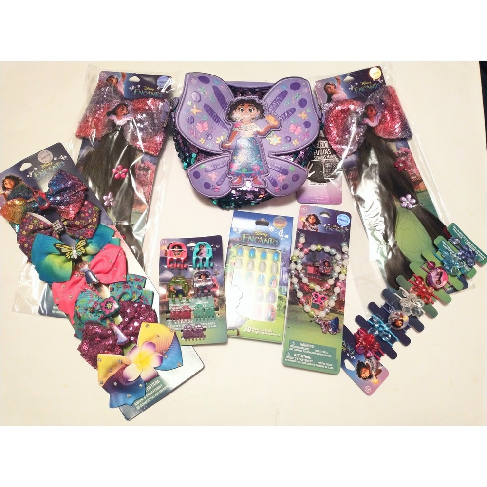 Claire's Disney Encanto Madrigal Hair Jewelry Accessories Combo Set NEW READ